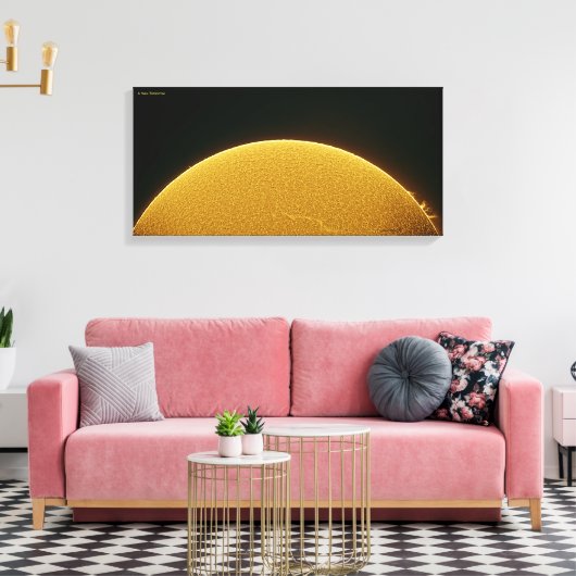 Een nieuwe morgen canvas afdruk (Insitu (Woonkamer))