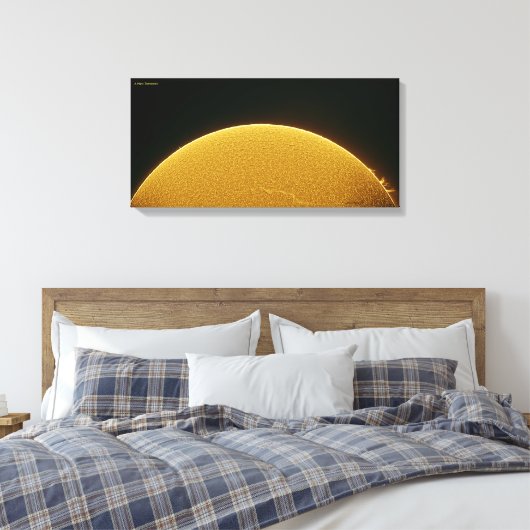 Een nieuwe morgen canvas afdruk (Insitu (Slaapkamer))