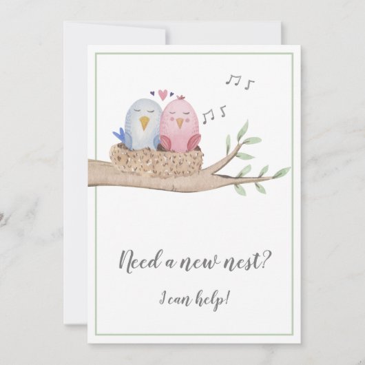 Een nieuwe Nest Real Estate Marketing nodig Aankondiging (Voorkant)