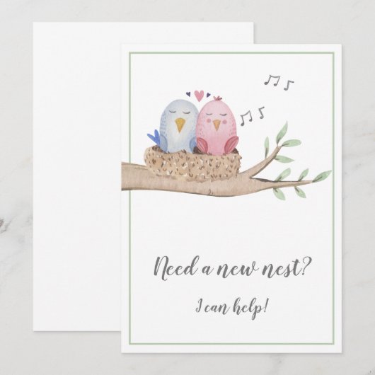 Een nieuwe Nest Real Estate Marketing nodig Aankondiging (Voorkant / Achterkant)