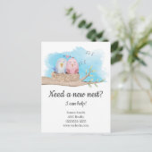 Een nieuwe Nest Real Estate Marketing nodig Briefkaart (Staand voorkant)