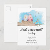 Een nieuwe Nest Real Estate Marketing nodig Briefkaart (Voorkant / Achterkant)