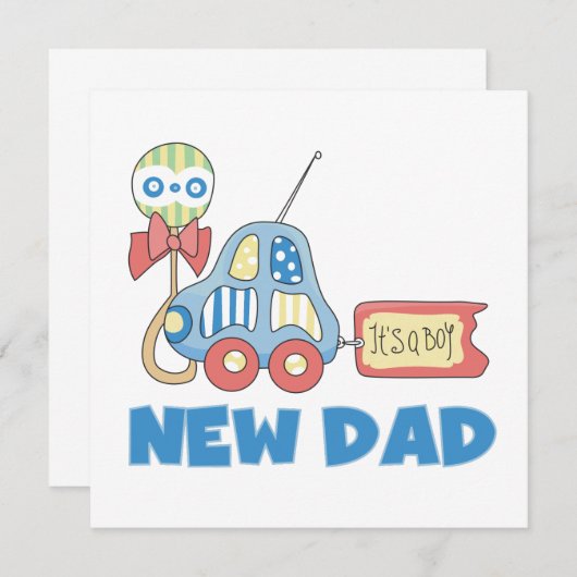 Een nieuwe papa voor auto... Het is een padvinder. Aankondiging (Voorkant / Achterkant)