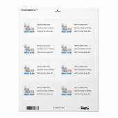 Een nieuwe papa voor auto... Het is een padvinder. Etiket (Full Sheet)