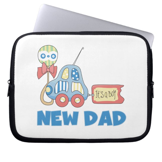 Een nieuwe papa voor auto... Het is een padvinder. Laptop Sleeve (Voorkant)