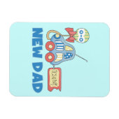 Een nieuwe papa voor auto... Het is een padvinder. Magneet (Horizontaal)