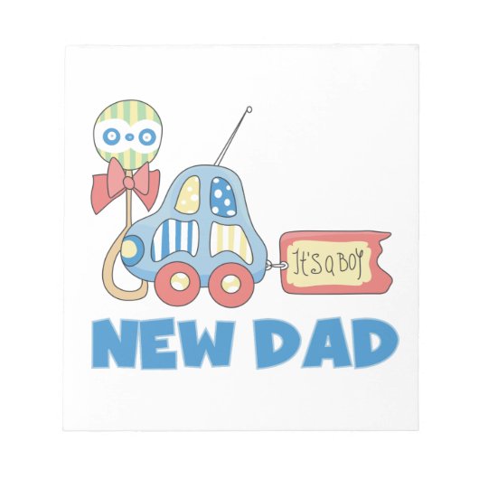 Een nieuwe papa voor auto... Het is een padvinder. Notitieblok (Voorkant)