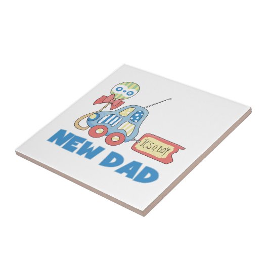 Een nieuwe papa voor auto... Het is een padvinder. Tegeltje (Zijkant)