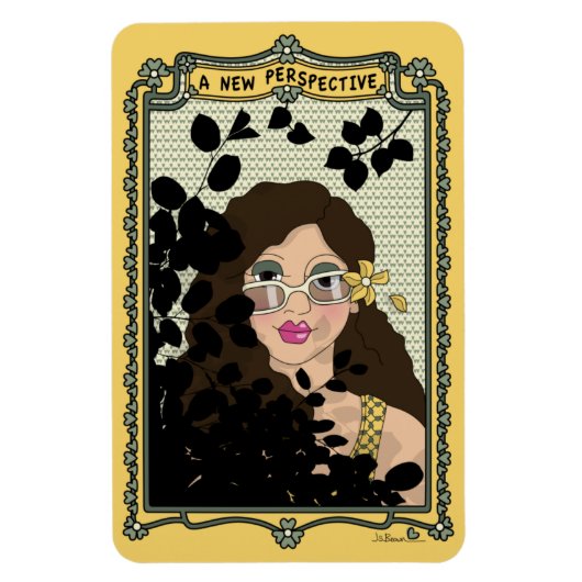 Een nieuwe Perspectief_C_4x6 koelkast Magnet Magneet (Verticaal)