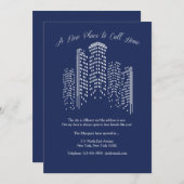 Een nieuwe plaats om de Verplaatsende Aankondiging (Voorkant / Achterkant)