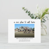 Een nieuwe plaats om de Verplaatsende Aankondiging (Staand voorkant)