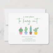 Een nieuwe plek om rond te hangen! Cactus nieuwe t Aankondiging (Voorkant)