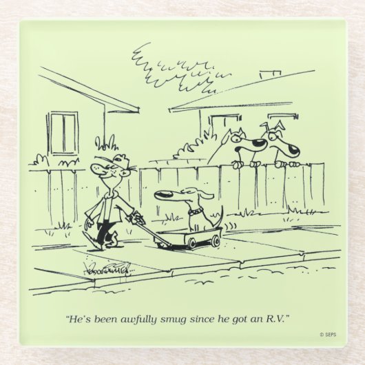 Een nieuwe Ride Glazen Onderzetter (Voorkant)