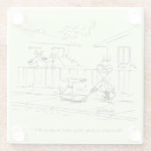 Een nieuwe Ride Glazen Onderzetter (Achterkant)