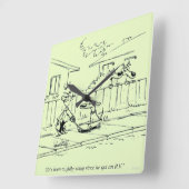 Een nieuwe Ride Vierkante Klok (Hoek)