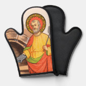 Een nieuwe St. Peter Oven Mitt Ovenwant (Voorkant / Achterkant)