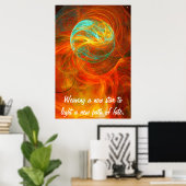 Een nieuwe ster weven - 0923/2008 poster (Thuiskantoor)