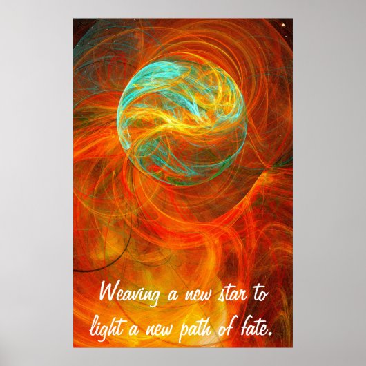 Een nieuwe ster weven - 0923/2008 poster (Voorkant)