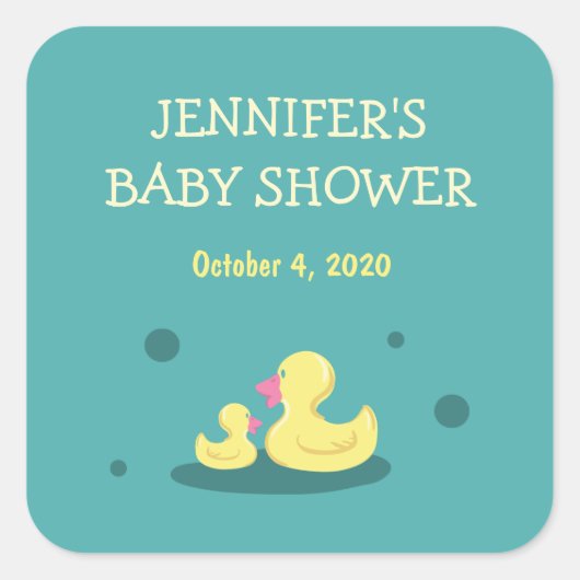 Een nieuwe Sticker van het Baby shower Baby to Lov (Voorkant)