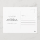 Een nieuwe thuis handschrift kalligrafie verhuizen feestdagenkaart (Achterkant)