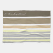 Een nieuwe thuisfelicitatie theedoek (Horizontaal)