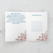 Een nieuwe tijd, een nieuw pad, verjaardag kaart (Binnen)