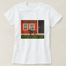 Een nieuwe uitloop in het leven t-shirt