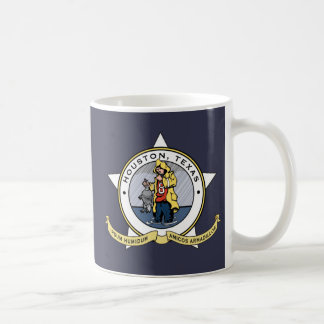 Een nieuwe vlag voor de mok van Houston-koffie