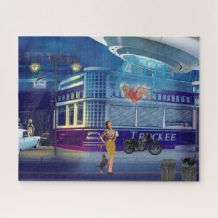 Een nieuwe vliegbegeleider legpuzzel