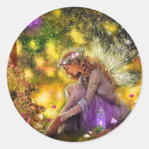 Een nieuwe vriendschap ronde sticker