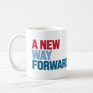 Een nieuwe weg vooruit koffiemok
