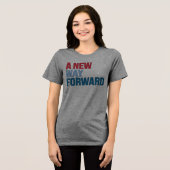 Een nieuwe weg vooruit Tri-Blend shirt (Voorkant volledig)