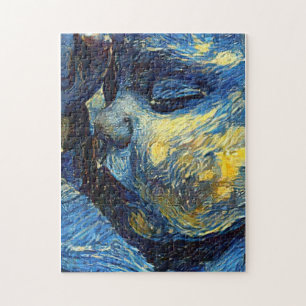 Een nieuwe wereld slapen, in de armen van de liefd legpuzzel