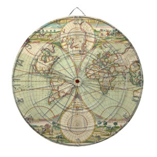 Een nieuwe wereldkaart - Atlas Dartbord