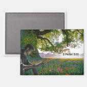 Een nieuwe wereldmagneet magneet (Voorkant / Achterkant)