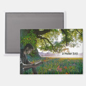 Een nieuwe wereldmagneet magneet (Voorkant / Achterkant)