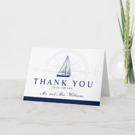 Een nieuwe ZeevaartStijl van de Reis dankt u Bedankkaart