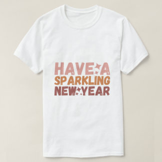 Een nieuwjaar met een mousserende t-shirt