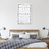 Een nieuwjaarsgeschenk canvas afdruk (Insitu (Slaapkamer))