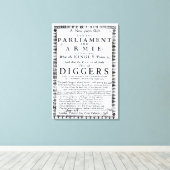 Een nieuwjaarsgeschenk canvas afdruk (Insitu (Houten vloer))