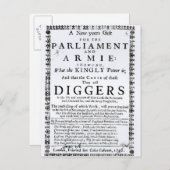 Een nieuwjaarsgeschenk feestdagenkaart (Voorkant / Achterkant)