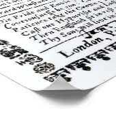 Een nieuwjaarsgeschenk poster (Hoek)