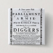 Een nieuwjaarsgeschenk vierkante button 5,1 cm (Voorkant)