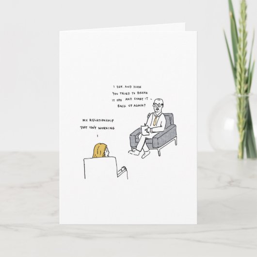 Een nieuwjaarsreboot feestdagen kaart (Voorkant)