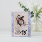 Een nieuwjaarswens feestdagenkaart (Staand voorkant)