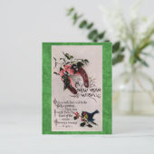 Een nieuwjaarswens feestdagenkaart (Staand voorkant)