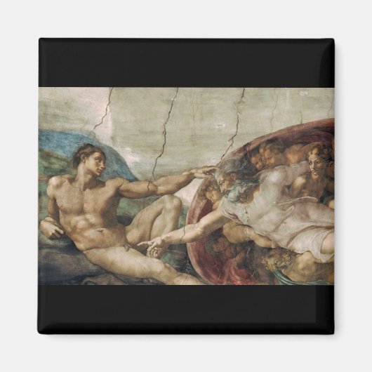 Een nieuwsgierige God Magneet (Voorkant)