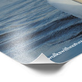 Een nieuwsgierige Mute Swan-aanpak Foto Afdruk (Hoek)