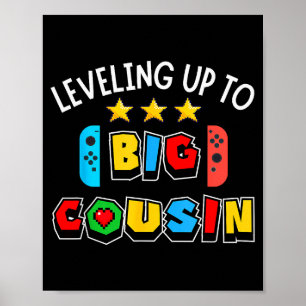 Een Niveau Opgewaardeerd Naar Grote Neef Grappige Poster