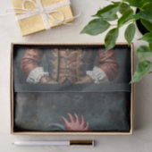 Een nobele Victoriaans haan met elegante kleding Tissuepapier (Geschenk)